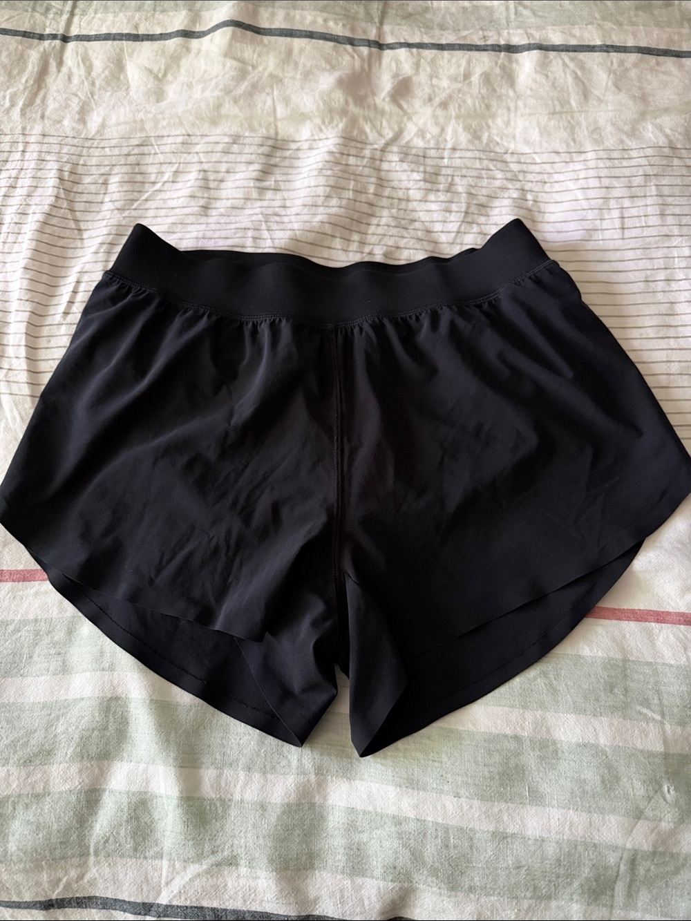 Women’s Black Athletic Shorts - Lightweight Performance with built in liner
